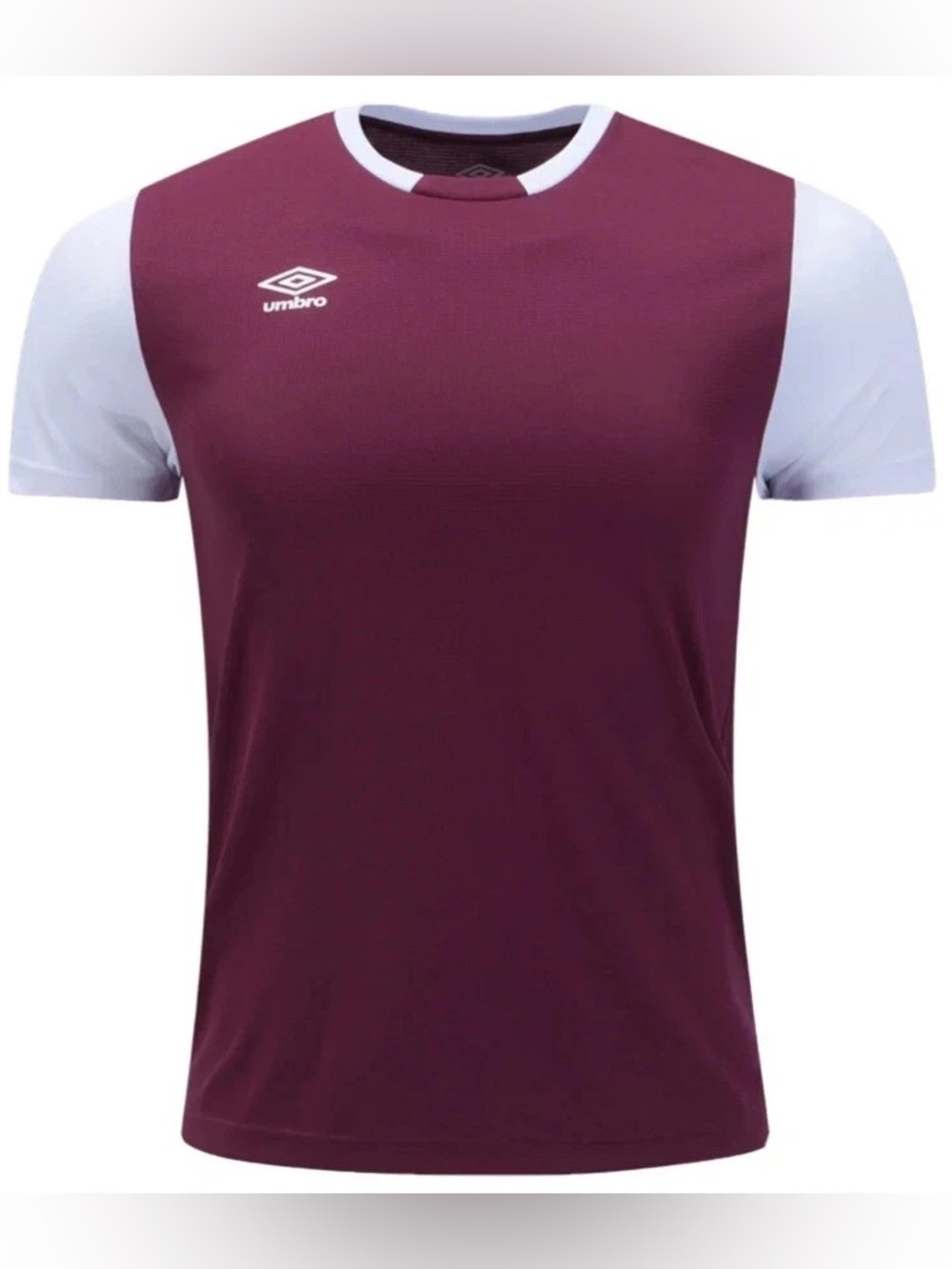 UMBRO Maroon Red Block Jersey Short Sleeve Tee T-Shirt Men’s Size XL New NWT